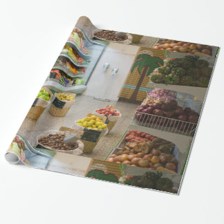 Obstladen Geschenkpapier