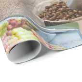 Obstladen Geschenkpapier (Rolleneckpunkt)