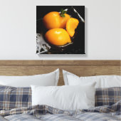 Obstleben Schwarzer Quadrat Leinwand (Insitu (Schlafzimmer))
