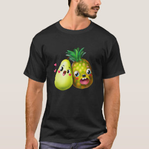 Obstliebe Birne und Ananas T-Shirt