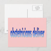 Obstmacher leisten Puppe Postkarte (Vorne/Hinten)