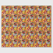 Obstmarkt Geschenkpapier (Flach)