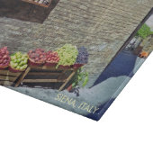 Obstmarkt in wunderlichem Siena, Italien, Schneidebrett (Ecke)