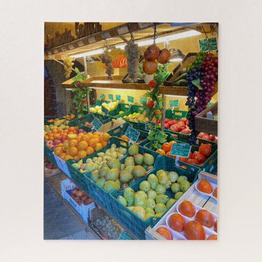 Obstmarkt, Lerici, Ligurien, Italien Puzzle (Vertikal)