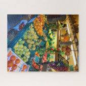 Obstmarkt, Lerici, Ligurien, Italien Puzzle (Horizontal)