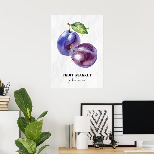 Obstmarktplakate Poster (Heimbüro)