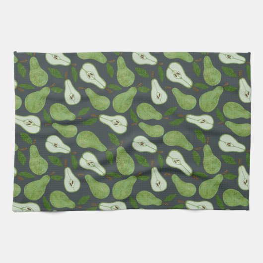 Obstmuster aus Obstgarn Geschirrtuch (Horizontal)