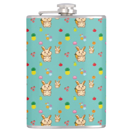 Obstmuster Flachmann (Vorderseite)