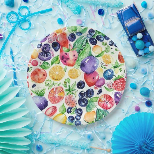 Obstpapier Pappteller (Party)