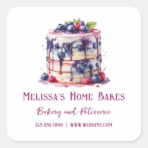 Obstpatisserie Bäckerei Produkt Aufkleber für den