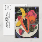 Obstplantage Postkarte (Vorne/Hinten)