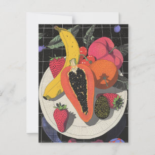 Obstplantage Postkarte