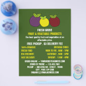 Obstplantagen, Werbung für Lebensmittelhändler Flyer (Einzeln)