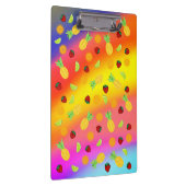 Obstregenbogen mit Orange Strawberry Limon Klemmbrett (Rechts)