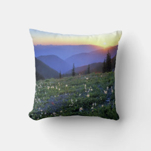 Obstruciton Point Sonnenuntergang, Olympic NP, WA, Kissen