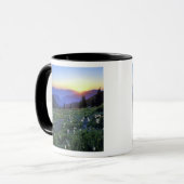 Obstrucon Point Sunset, Olympic NP, WA, USA Tasse (Vorderseite Links)