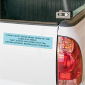 OBSTRUKTIONSPOLITIKER AUTOAUFKLEBER (Auf Lkw)