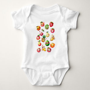 Obstsalat Baby Strampler