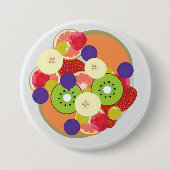 Obstsalat Button (Vorderseite)
