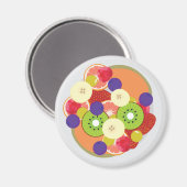 Obstsalat Magnet (Vorderseite/Rückseite)