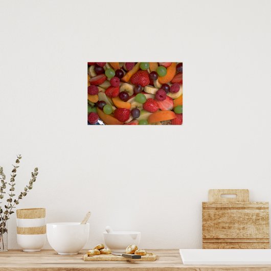 Obstsalat, nah poster (Küche)