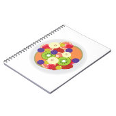 Obstsalat Notizblock (Linke Seite)