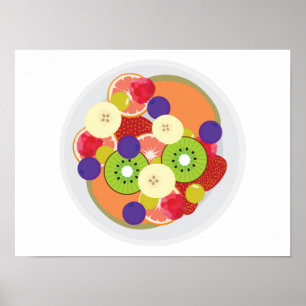 Obstsalat Poster