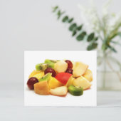 Obstsalat Postkarte (Stehend Vorderseite)