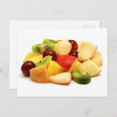 Obstsalat Postkarte (Vorne/Hinten)