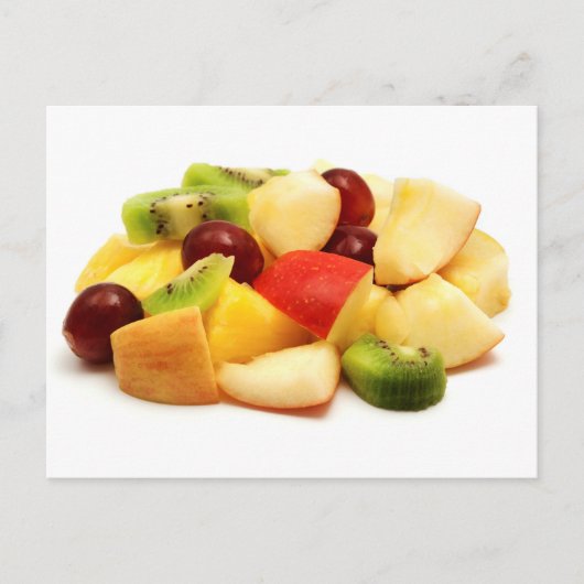 Obstsalat Postkarte (Vorderseite)