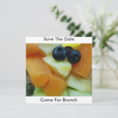 Obstsalat, Save the Date zum Brunch (Stehend Vorderseite)