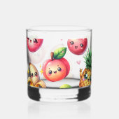 Obstsalat Whiskyglas (Vorderseite)