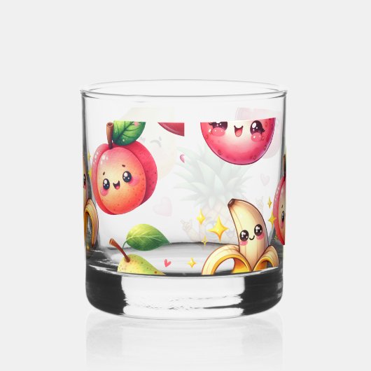 Obstsalat Whiskyglas (Rechts)