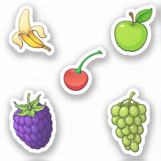 Obstsammlung Aufkleber (Vorderseite)