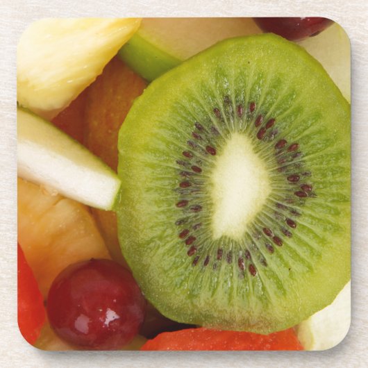 Obstsammlung Getränkeuntersetzer (Vorderseite)