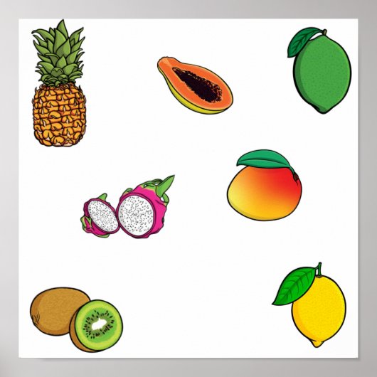 Obstsammlung Poster (Vorne)