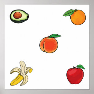 Obstsammlung Poster