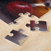 Obstschale auf einem Tafelölgemälde Puzzle (Seite)