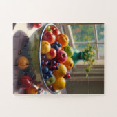 Obstschale auf einem Tafelölgemälde Puzzle (Horizontal)