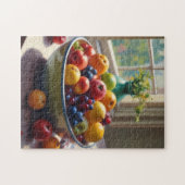 Obstschale auf einem Tafelölgemälde Puzzle (Horizontal)
