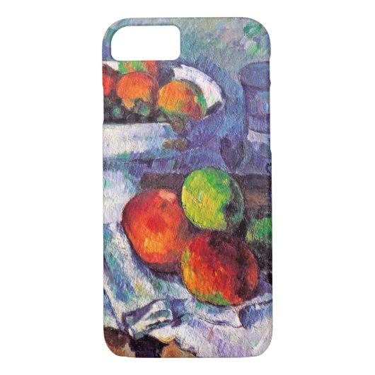 Obstschale, Glas und Äpfel, Cezanne Case-Mate iPhone Hülle (Rückseite)