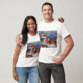 Obstschale, Glas und Äpfel, Cezanne T-Shirt (Unisex)