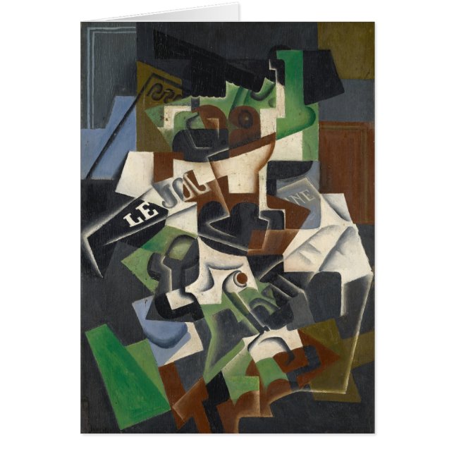 Obstschale, Pipe und Journal, 1917 (Vorne)