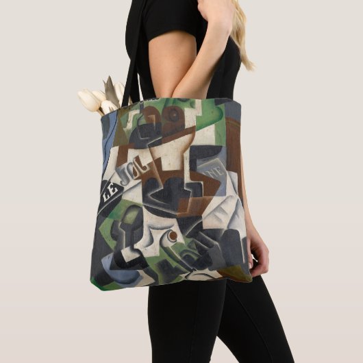 Obstschale, Pipe und Journal, 1917 Tasche (Von Nahem)