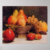 Obstschale Poster (Vorne)