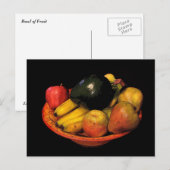 Obstschale Postkarte (Vorne/Hinten)