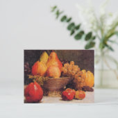 Obstschale Postkarte (Stehend Vorderseite)