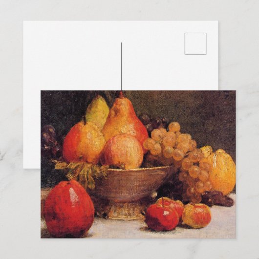 Obstschale Postkarte (Vorne/Hinten)