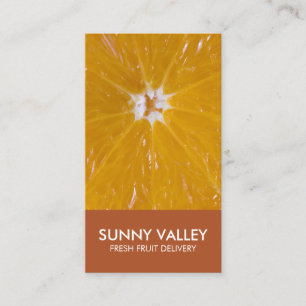 Obstschlussverkauf - Einzelhandel Visitenkarte