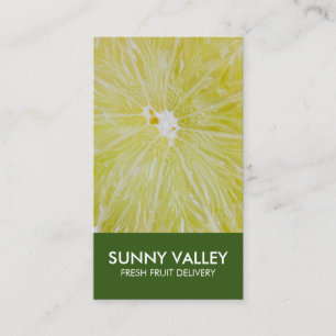 Obstschlussverkauf - Einzelhandel Visitenkarte